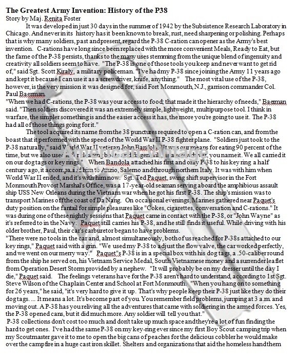 20 P38 Can Opener Army USMC Military for Survival Mess Kit Prepper Scout Camping