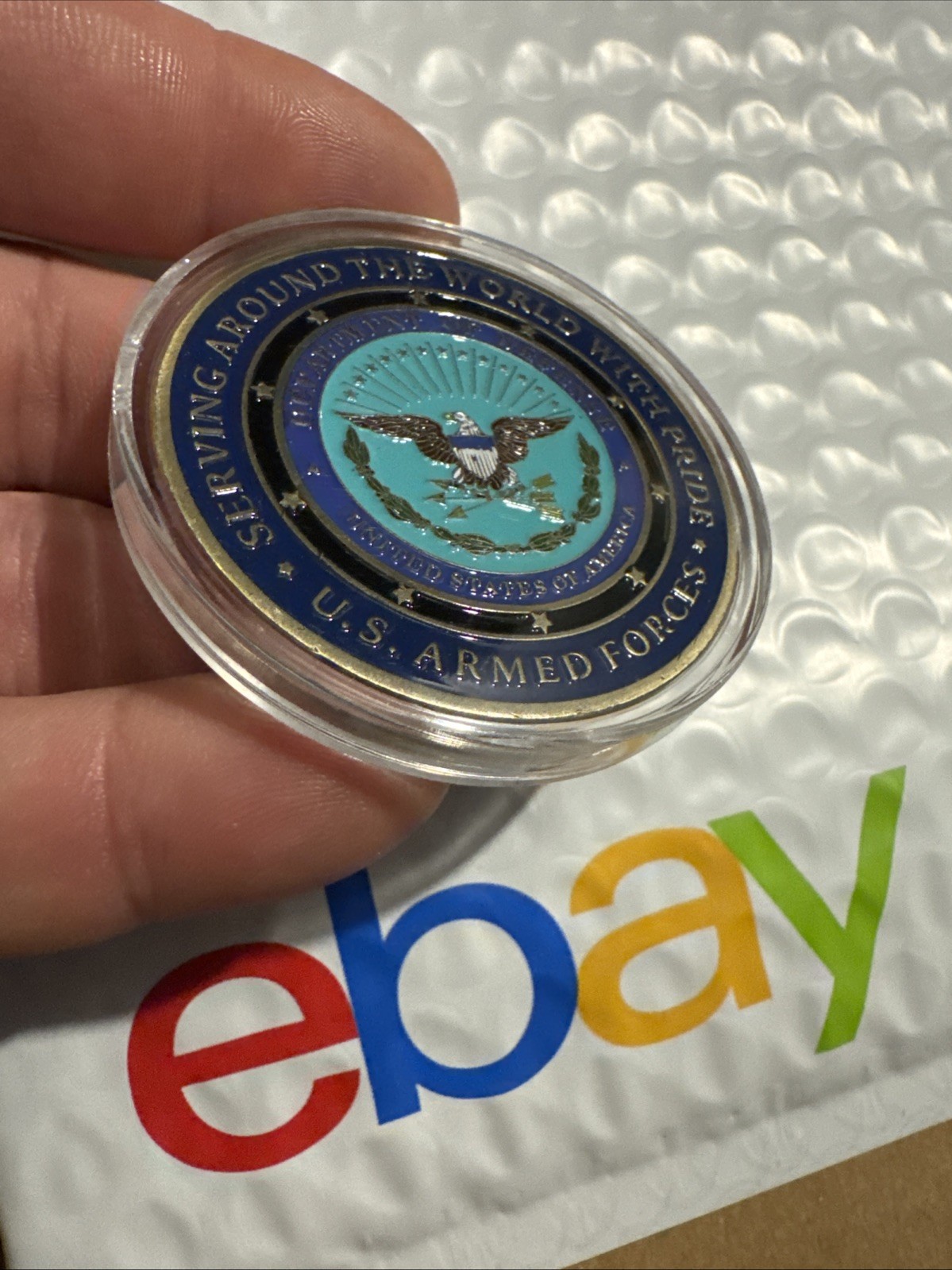 Department of War Defense Challenge Coin Commander Police Trump Sniper USA GIFT