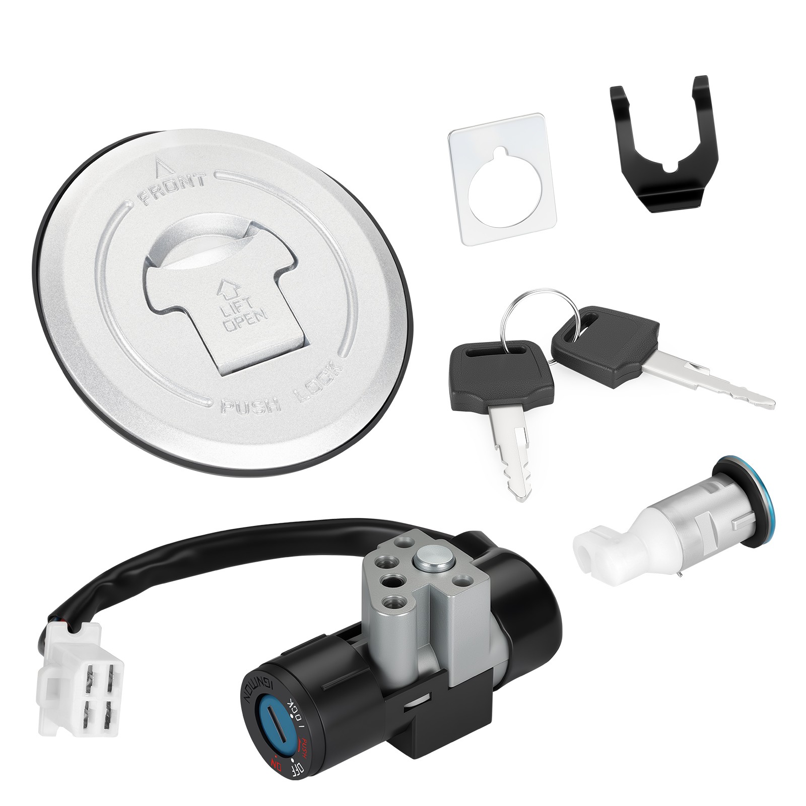 Ignition Switch Fuel 35100-K26-901 For Honda Grom 125 14-15 Gas Cap Key Lock Set