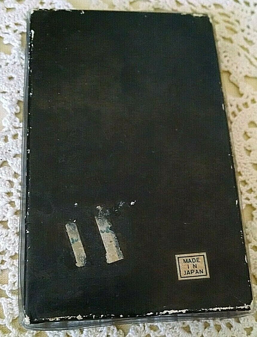 TEXAS COCKTAIL FORKS SET 6 VINTAGE JAPAN STAINLESS STEEL PLASTIC HANDLE ORG BOX.