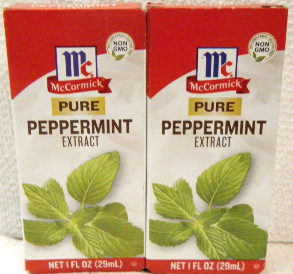 2 Pack- McCormick Pure Peppermint Extract -1 oz. x2  Expiration 10/28  FREE SHIP