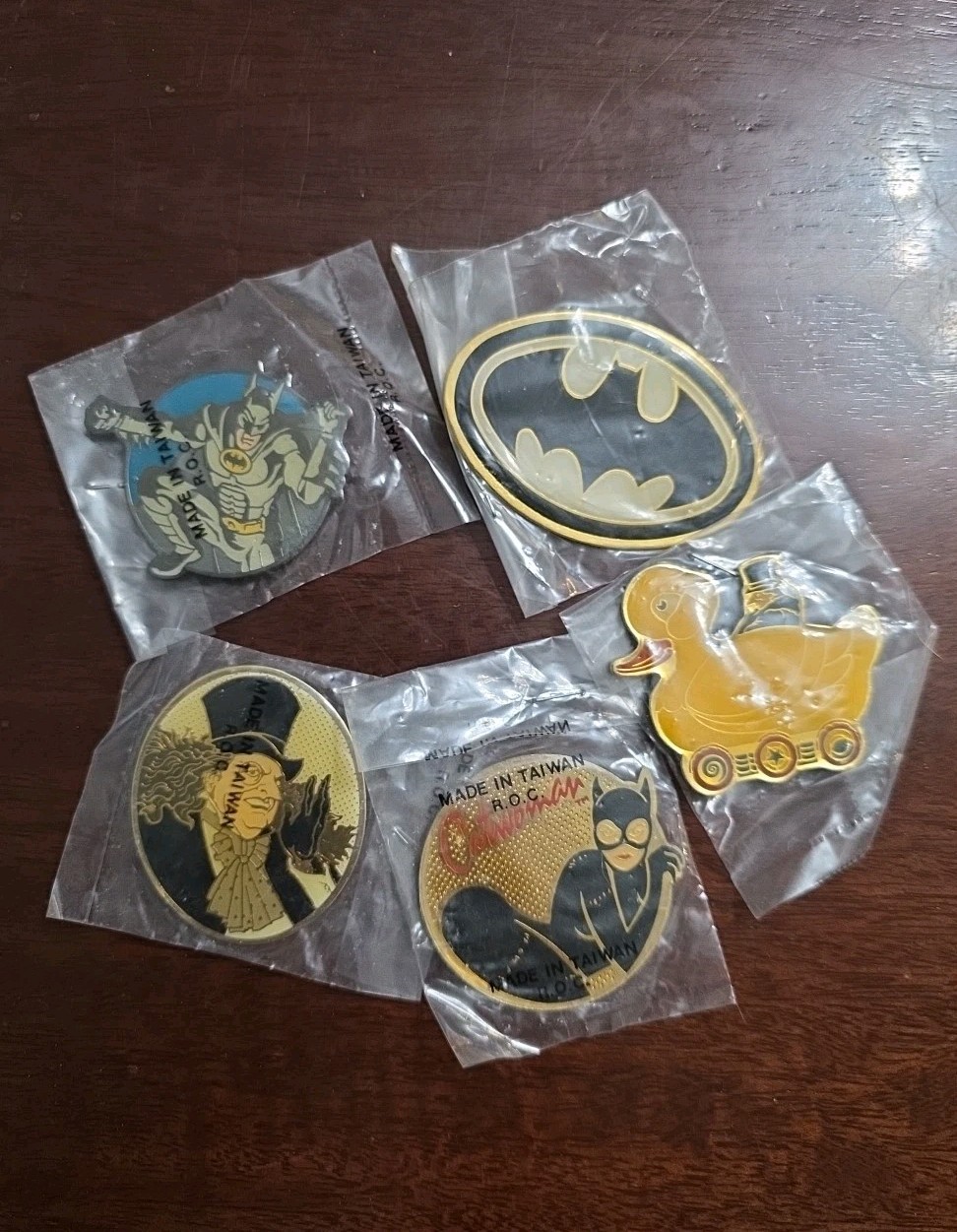 Batman Vintage 5 Magnet Bundle - Very Rare NOS - Free Shipping