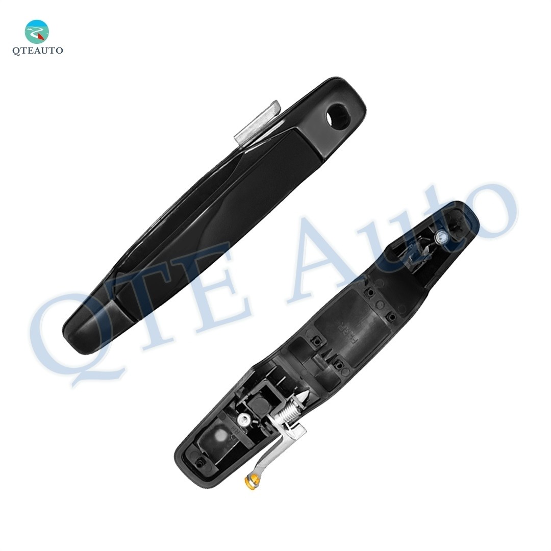 Pair of 2 Front L-R Door Handle Black For 2007-2013 Chevrolet Silverado 1500