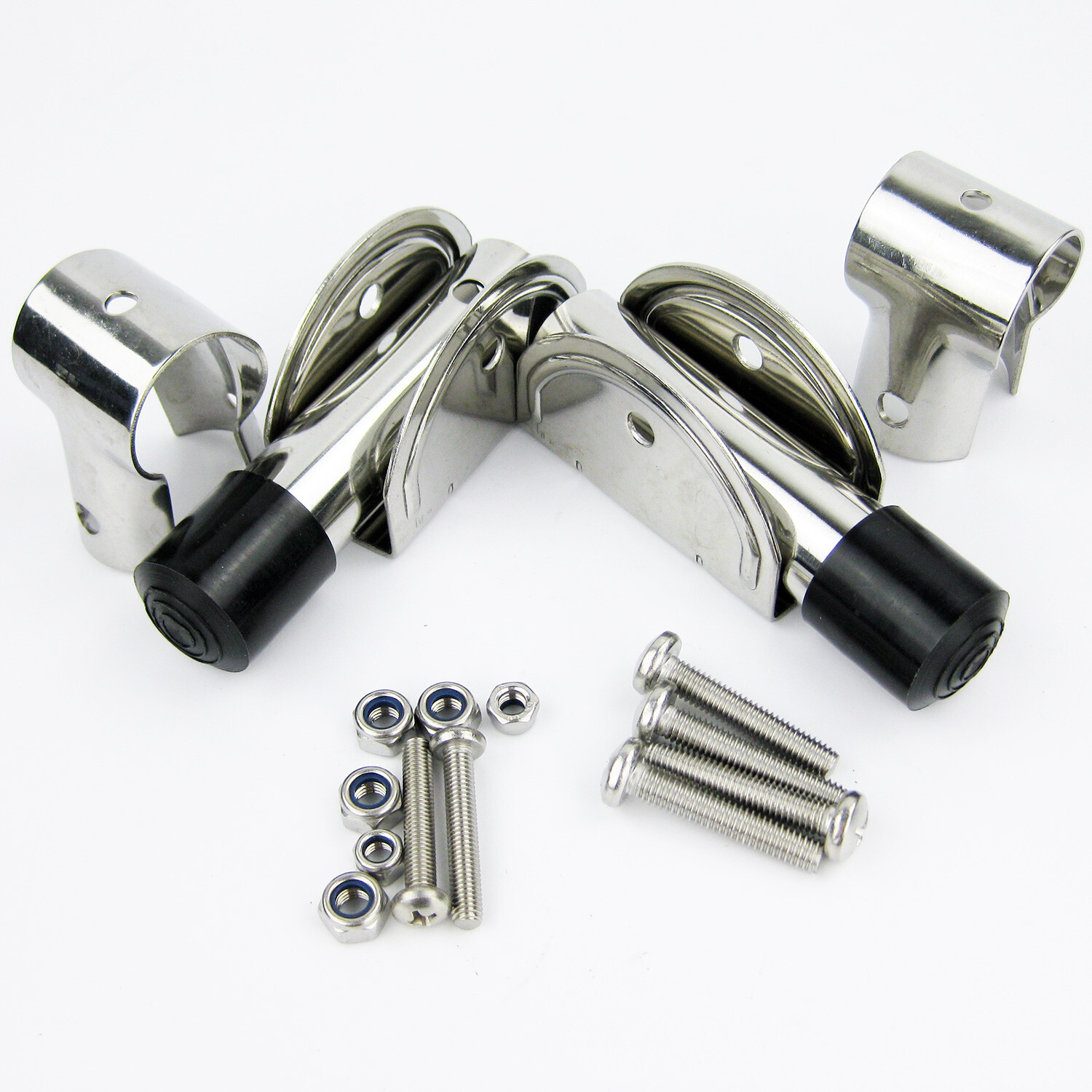 Stainless Foldable Boat Ladder Folding Boarding Ladder Transom 3 Step Narrow