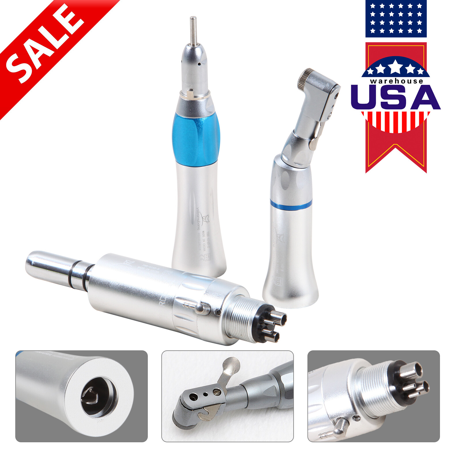 Dental low slow speed straight handpiece/ contra angle/ air motor 2/4 NSK E-type
