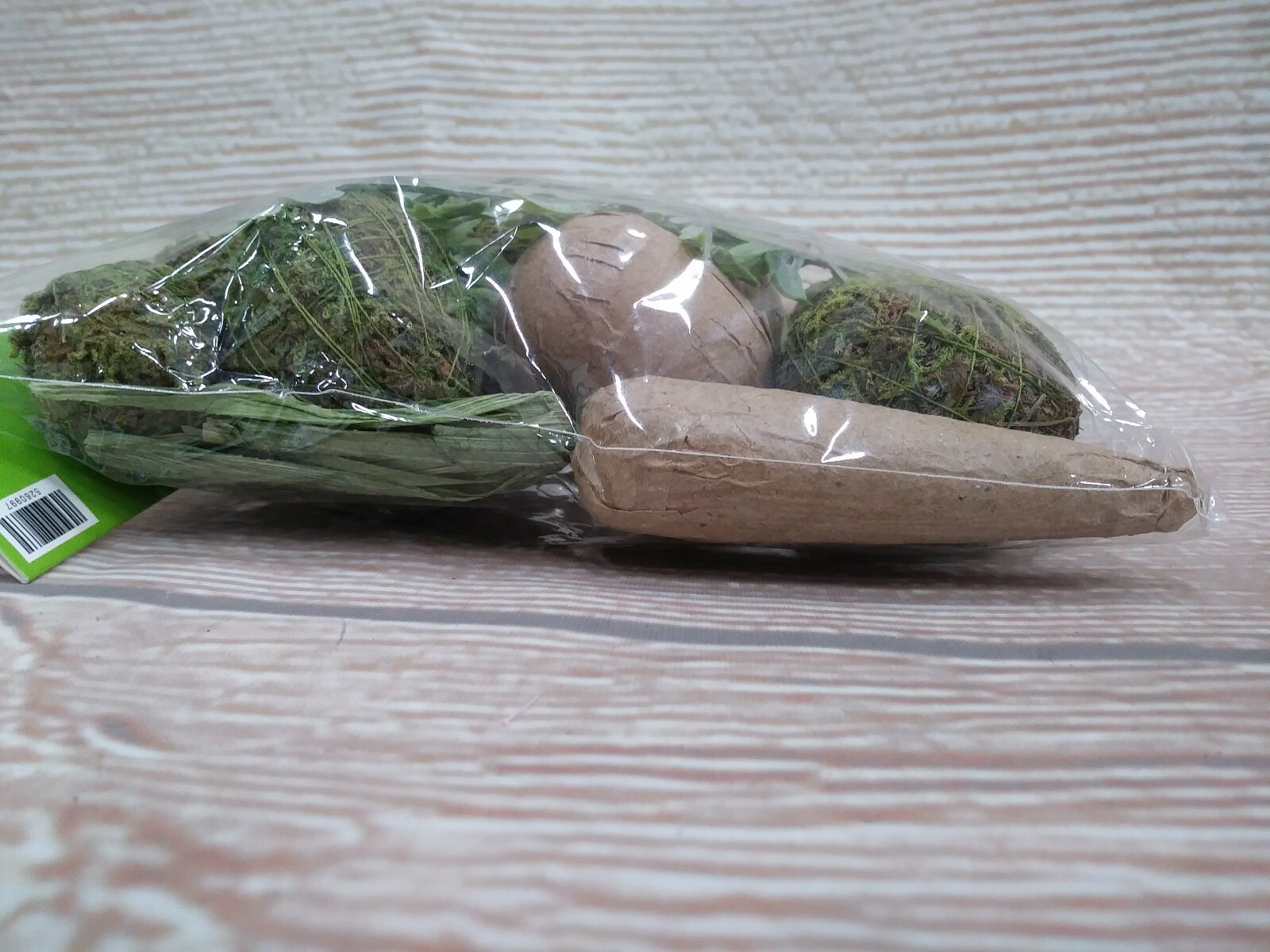 Moss Paper Mache Crafts Easter Carrots Eggs Filler Scatter Decor Earthy Natural