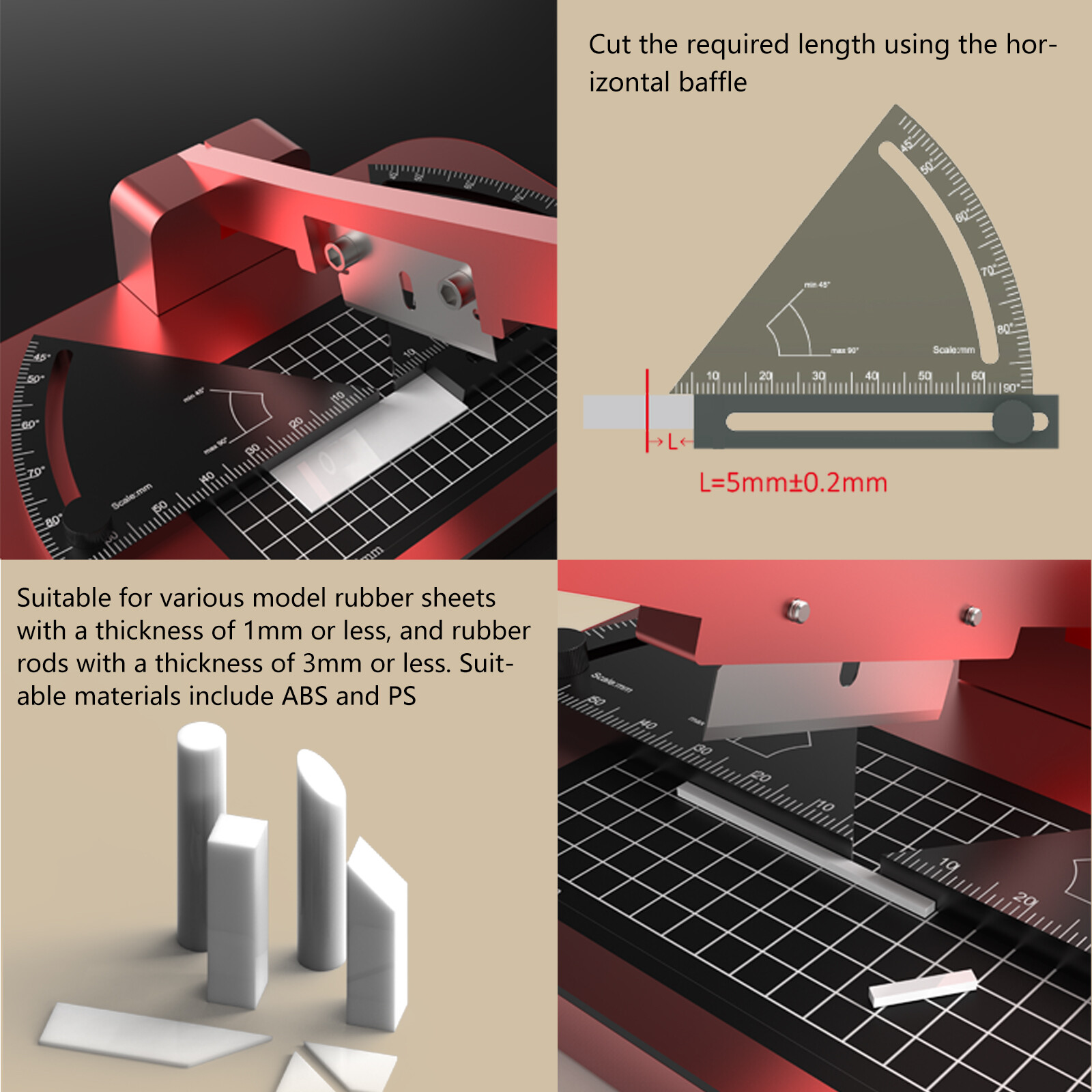 MAZHA T0009 Model Making Angle Cutting Station for Modeler Hobby DIY Cutter TobE