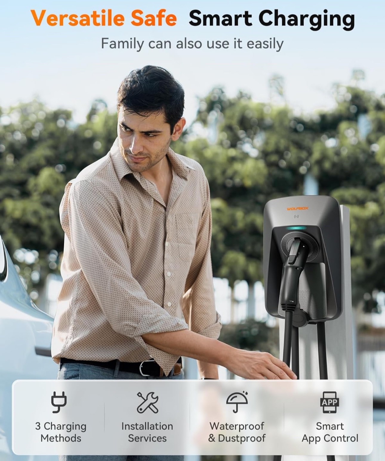 Brand WOLFBOX Specification Met CSA, FCC Manufacturer wolfbox Efficient charging