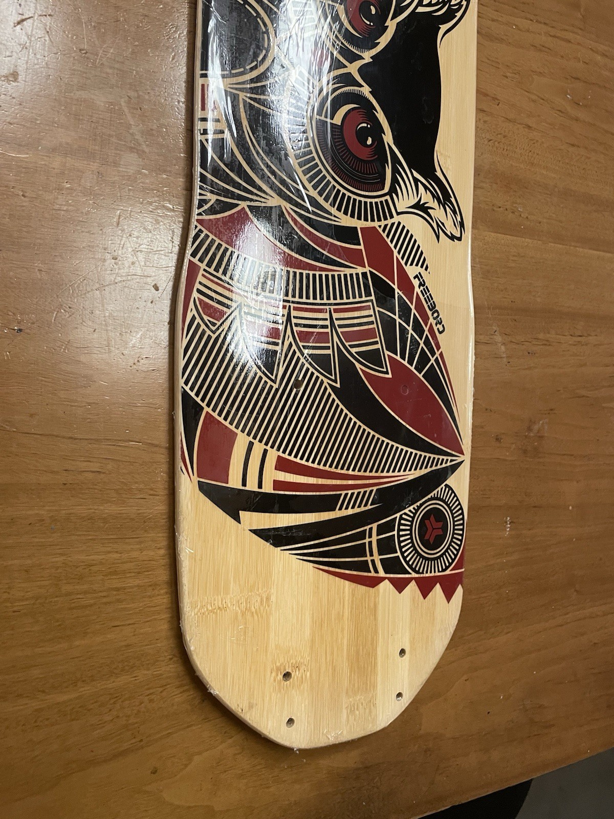 FREEBORD 75 cm Skateboard Longboard Owl NEW SEALED Black NICE!