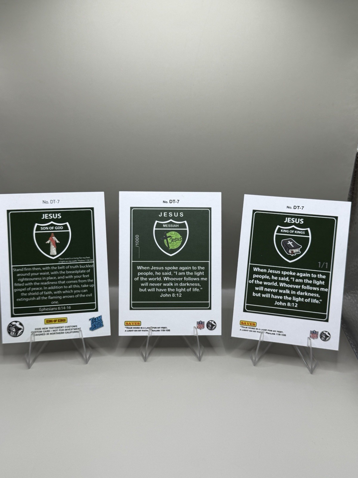 3 Card Lot Downtown Jesus Custom Cards Free Shipping