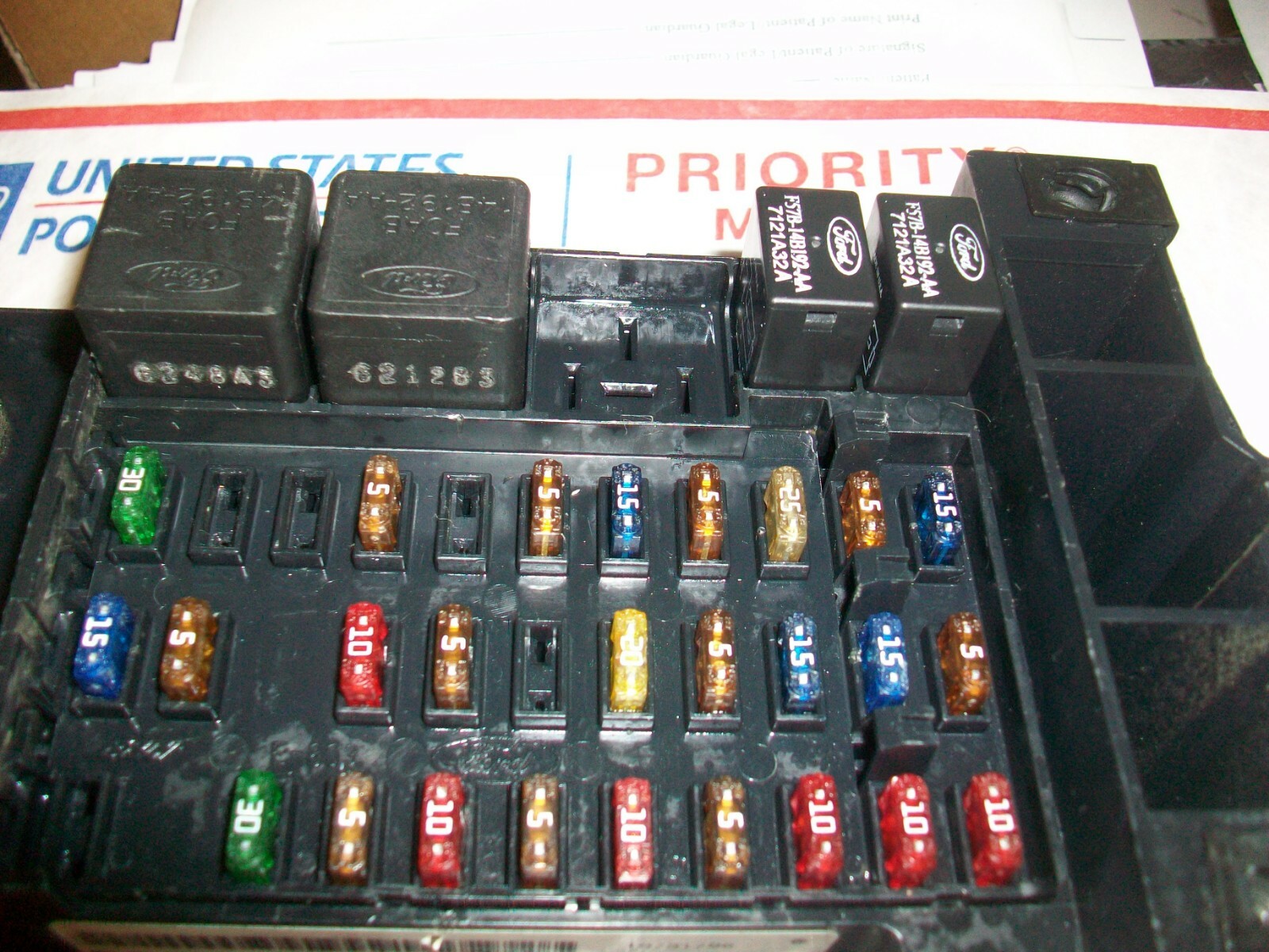 ✔ REBUILT ✔ F65B-14A067-AF 1997 1998 Ford F150 F250 INTERIOR CABIN FUSE BOX