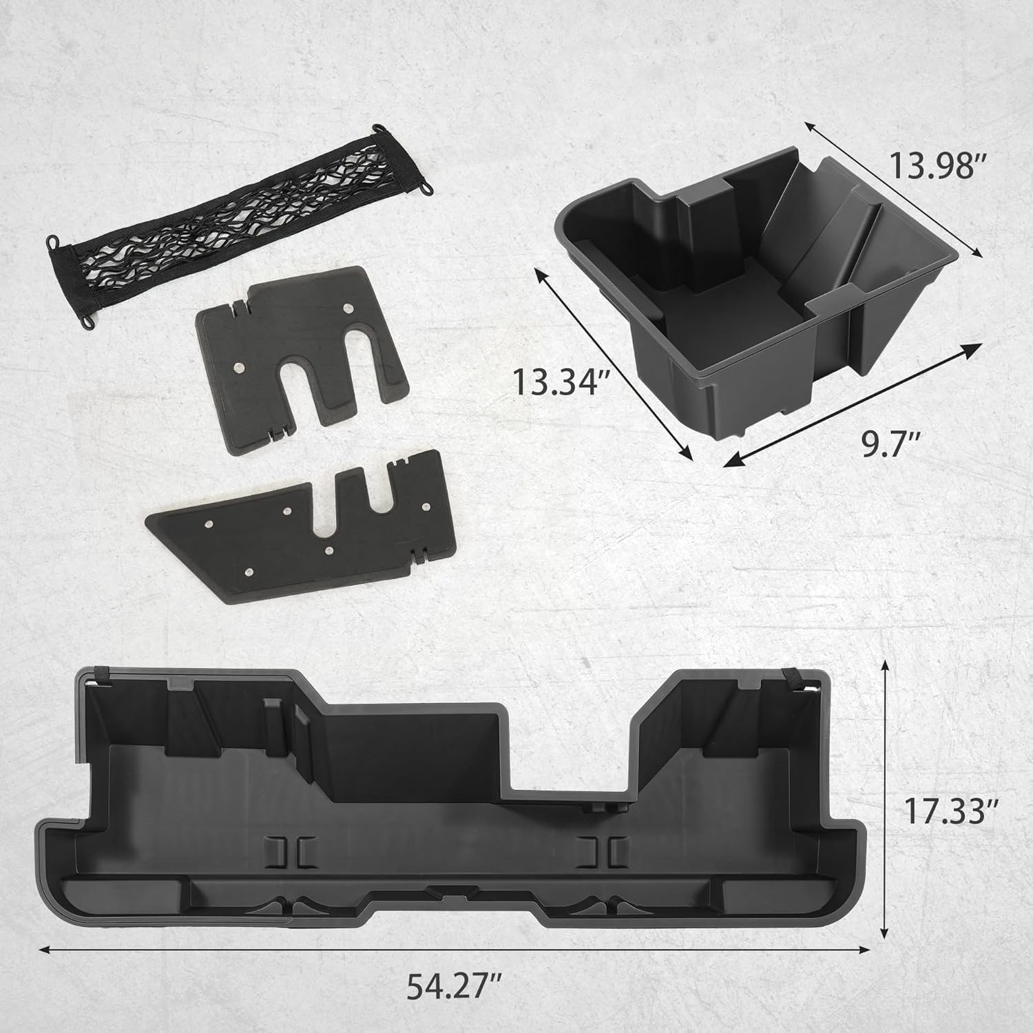 OEDRO Under Seat Storage for 2019-2025 Dodge Ram 1500 Crew Cab New Body Style