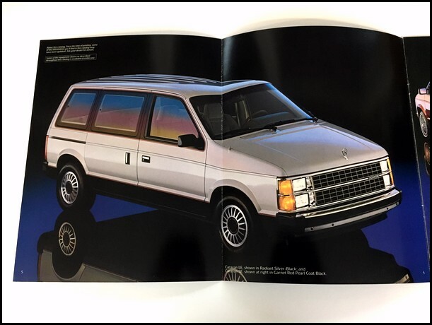 1986 Dodge Caravan 16-page Original Car Sales Brochure Catalog