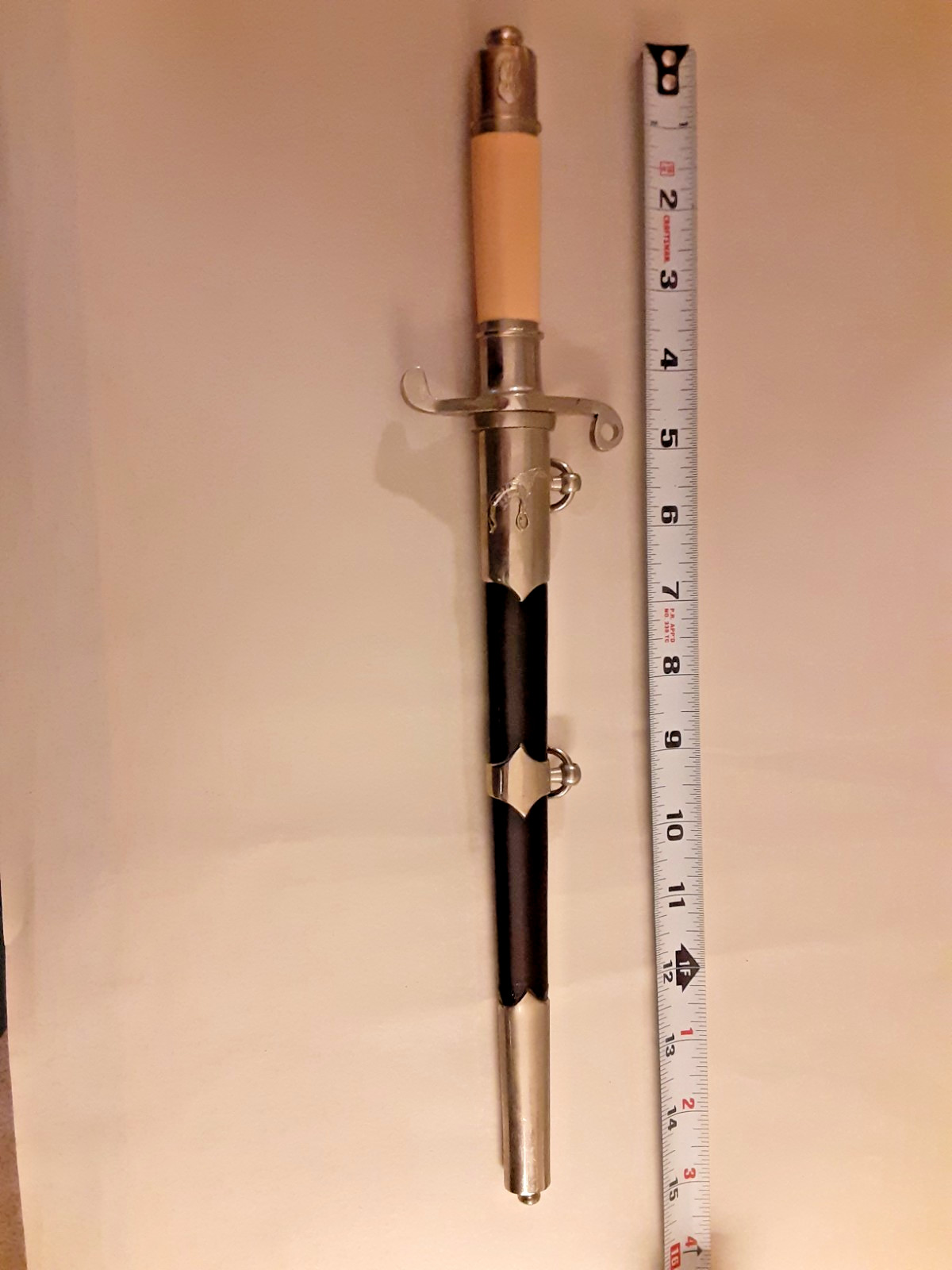 Vintage Polish Officer Presentation Dagger and Scabbard – with name plate.