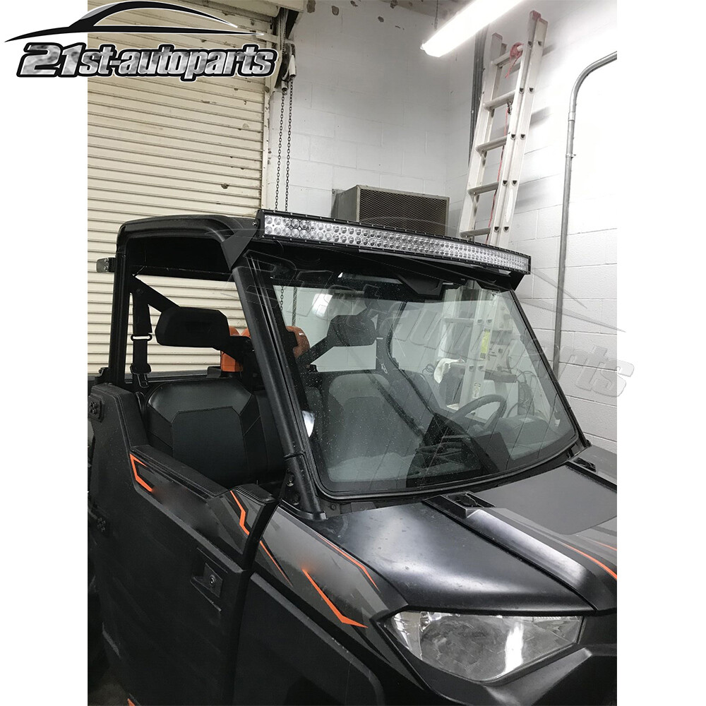 2024 For Polaris Ranger 570 900 1000 52" LED Bar+Pod Light Front&Rear Roof Mount