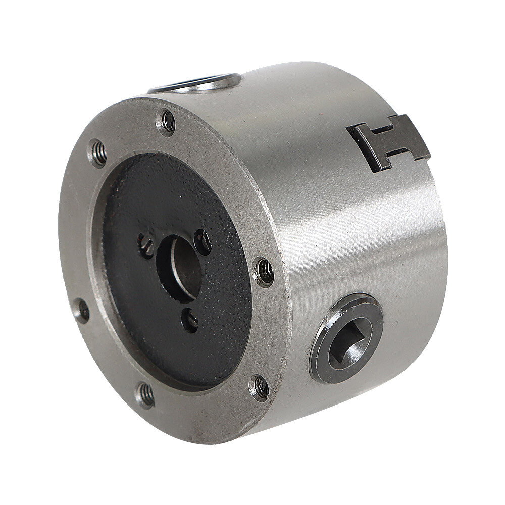 Lathe Chuck K11-80 3 Inch 3-Jaw Self-Centering Design 80mm Steel Grinding Jaw