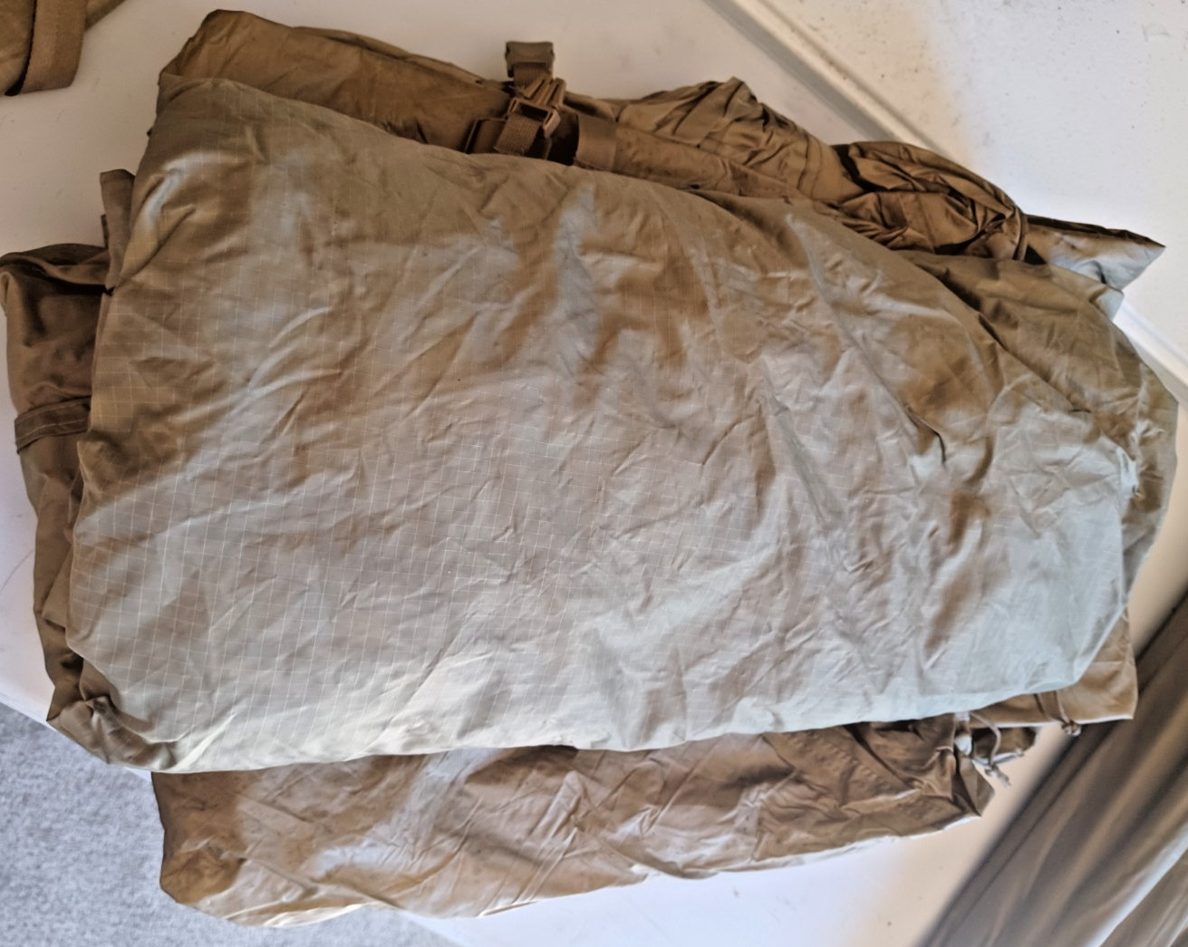 USGI Lite Fighter One Man Tactical Tent Tan Exc