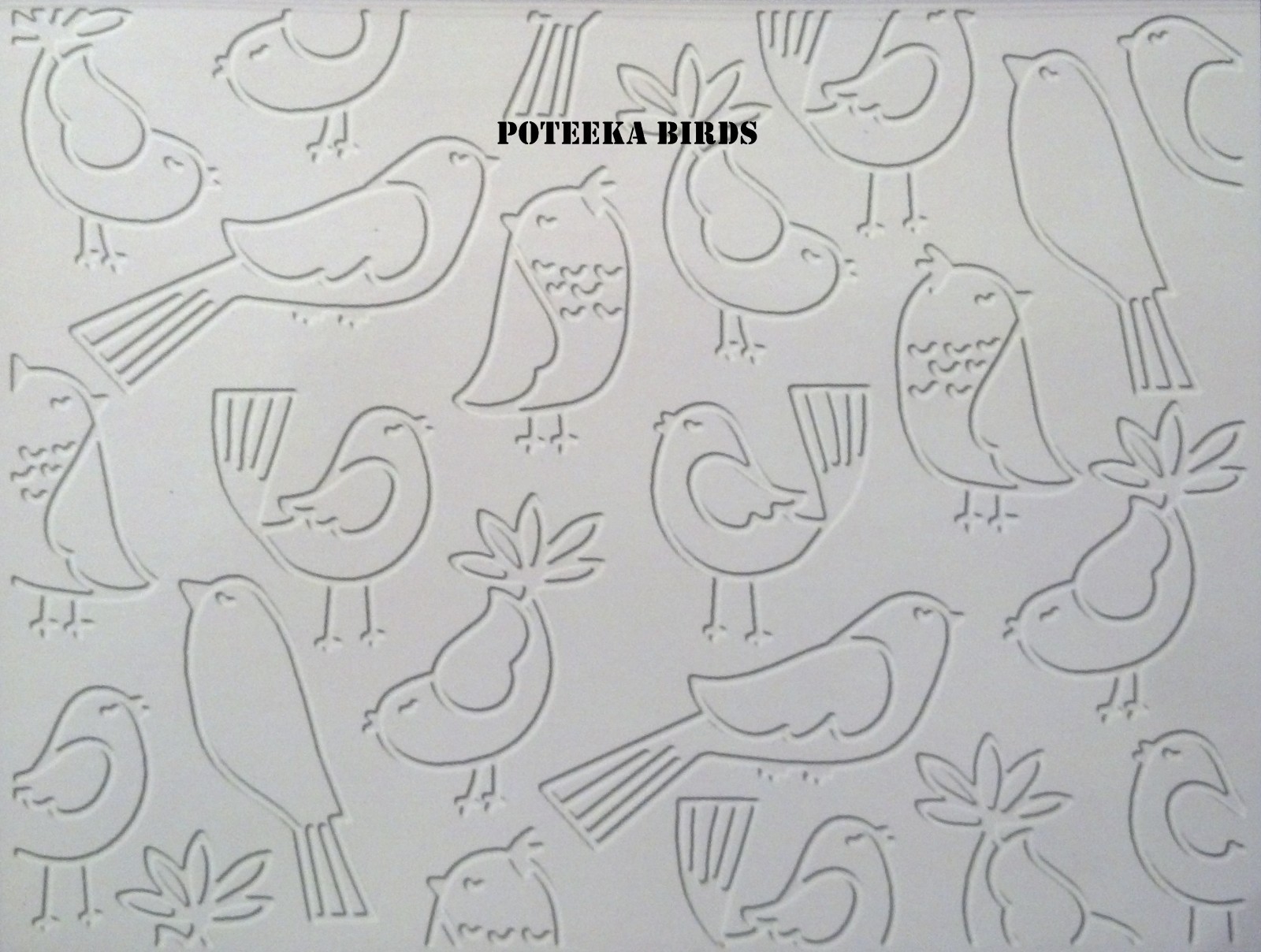 EMBOSSED STAMPIN' UP CARDSTOCK CARD FRONTS - BUY 5 SETS GET 1 FREE, HANDMADE