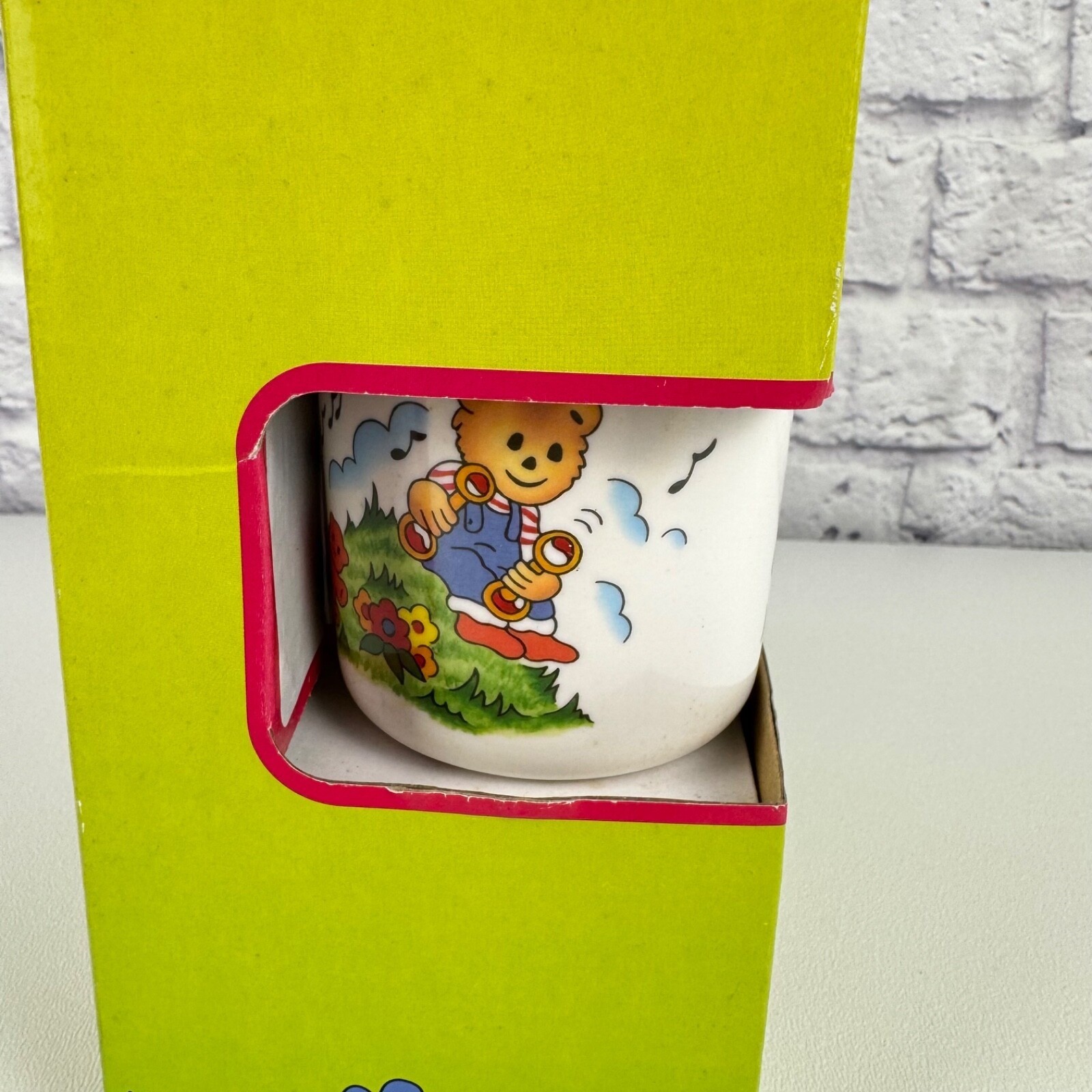 Oneida Picnic Bears Melamine Childs Dish Set 3 Pieces Vintage Apples Mushroom