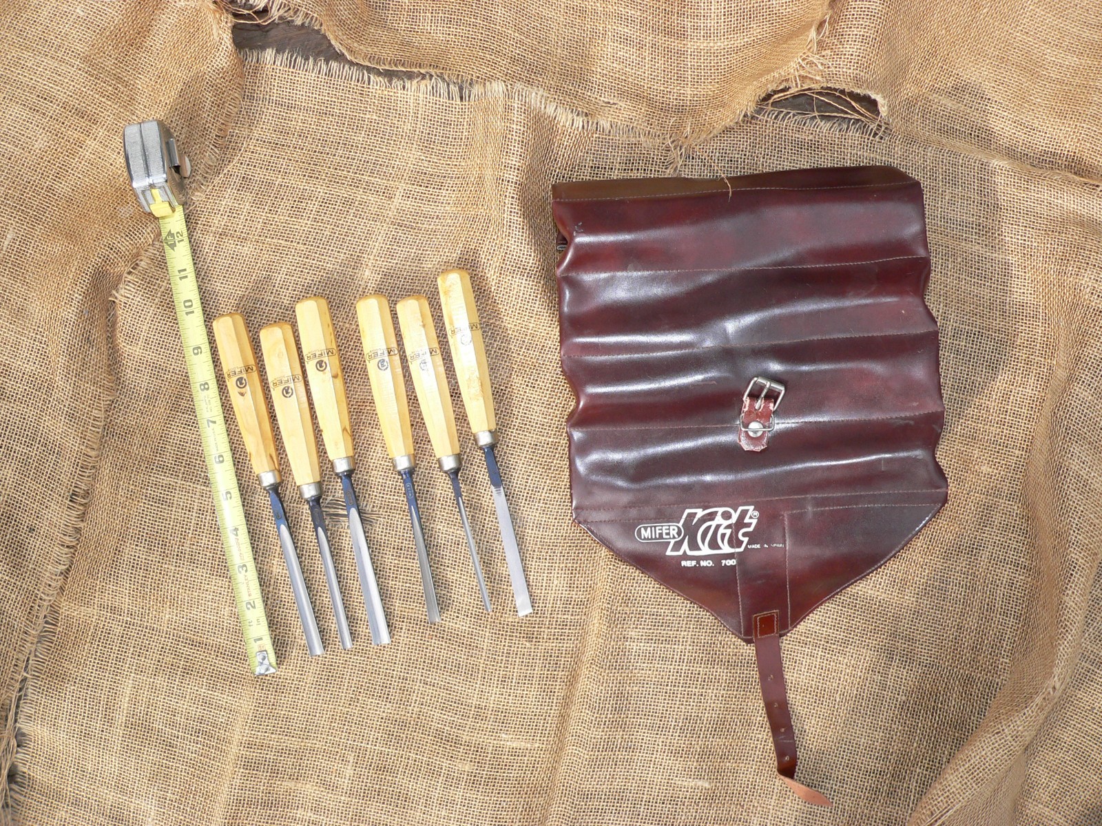 MIFER Carving Chisels Set of 6 Woodworking Tools, Spain