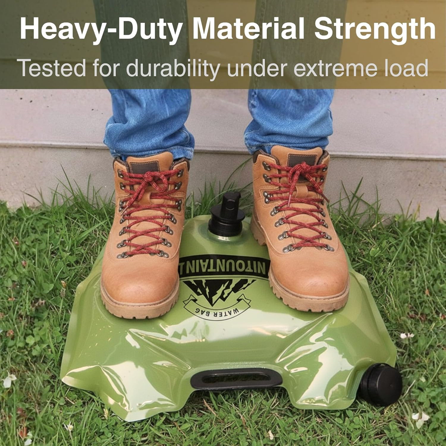 Camping Water Container 2 Gallon Collapsible Water Jug with Spout - Reusable BPA