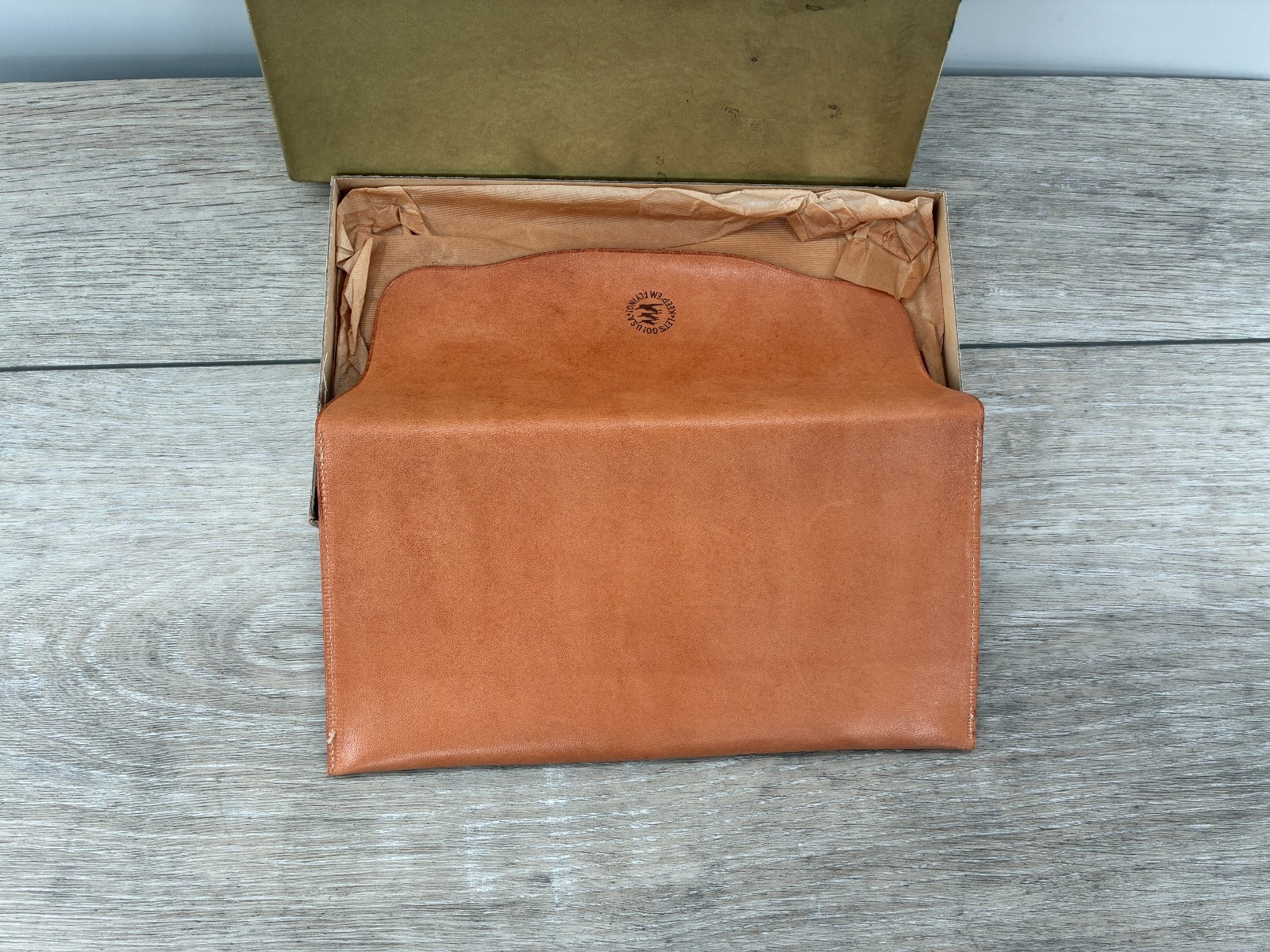 Vintage WW2 War Bonds Leather Wallet Holder Keep Em Flying Pal O Pak Hartland Wi