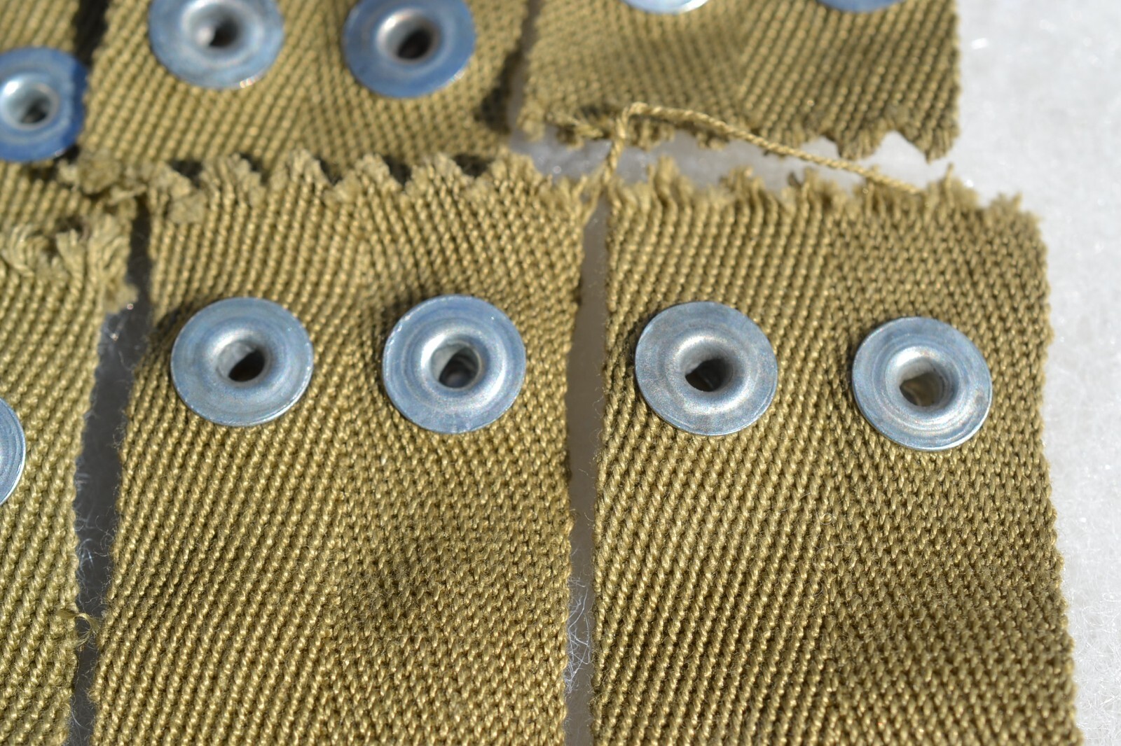 US ARMY M-1 HELMET LINER NAPE STRAP GEM DANDY INC. MAKER STAMP