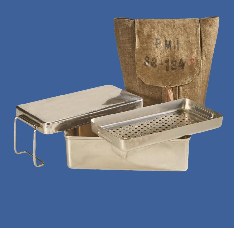 Czech Military Sterilization Kit 3 Piece With Carry Pouch Medic Hygiene Gear