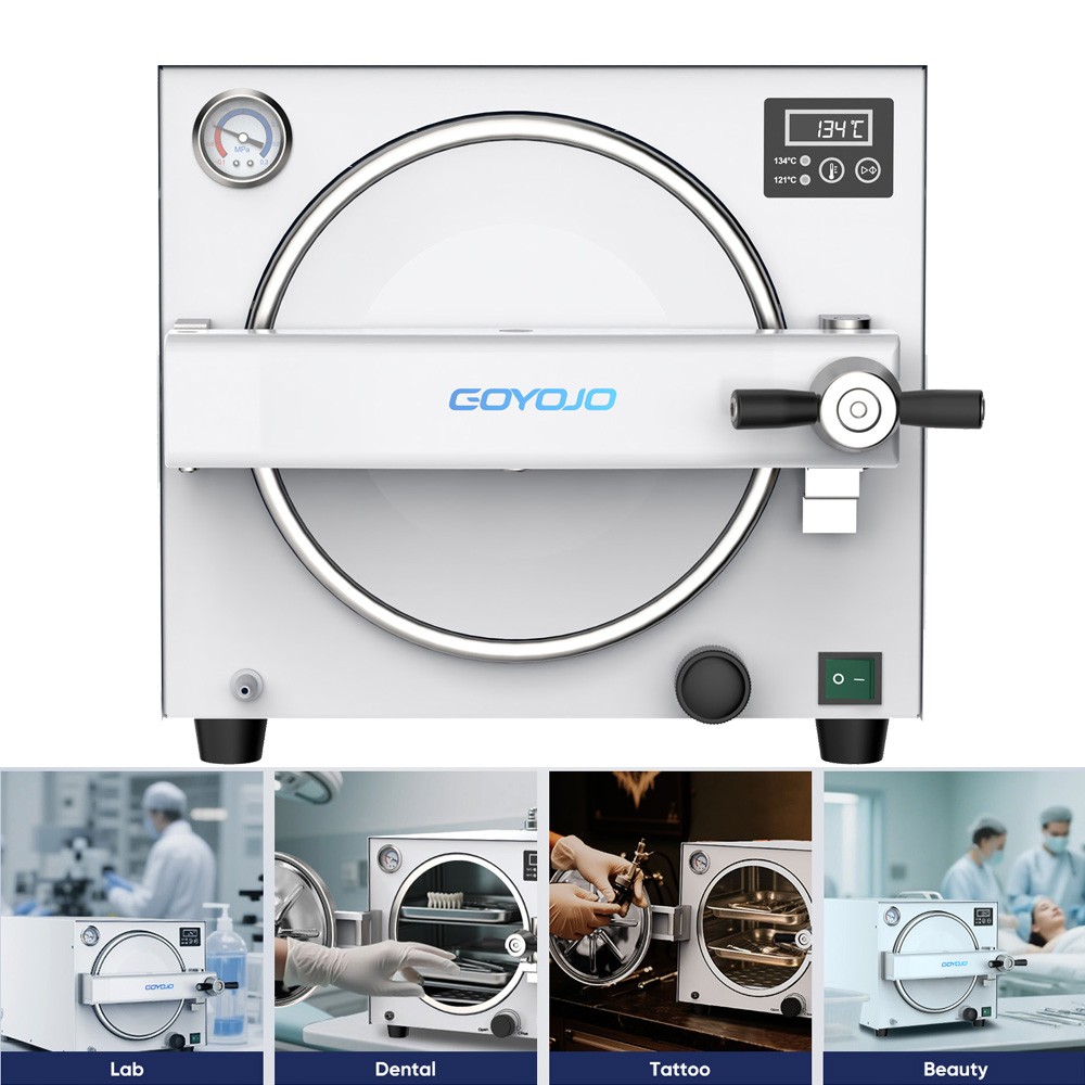 GOYOJO 18L Autoclave Sterilizer Tabletop Class-N High Pressure Steam Machine US