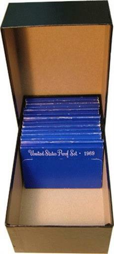 Box For US Proof Sets Heavy Duty Strong Collection Storage / Shipping Case New