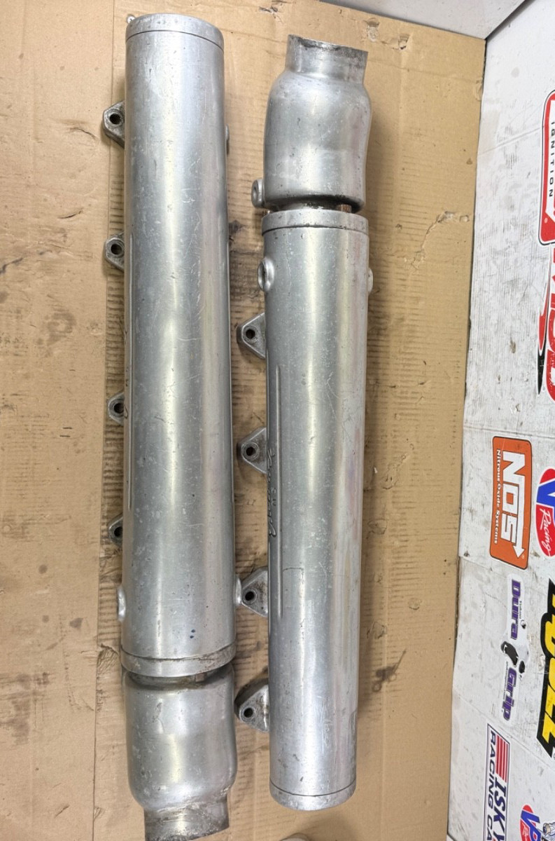 VINTAGE FORD FE 390 427 EDELBROCK M5 MARINE BOAT EXHAUST LOGS EXHAUST MANIFOLD