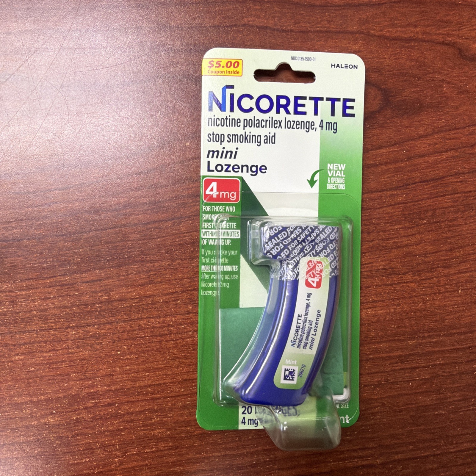 Nicorette Mini Lozenge Mint - 4MG (20CT) 12 Packs