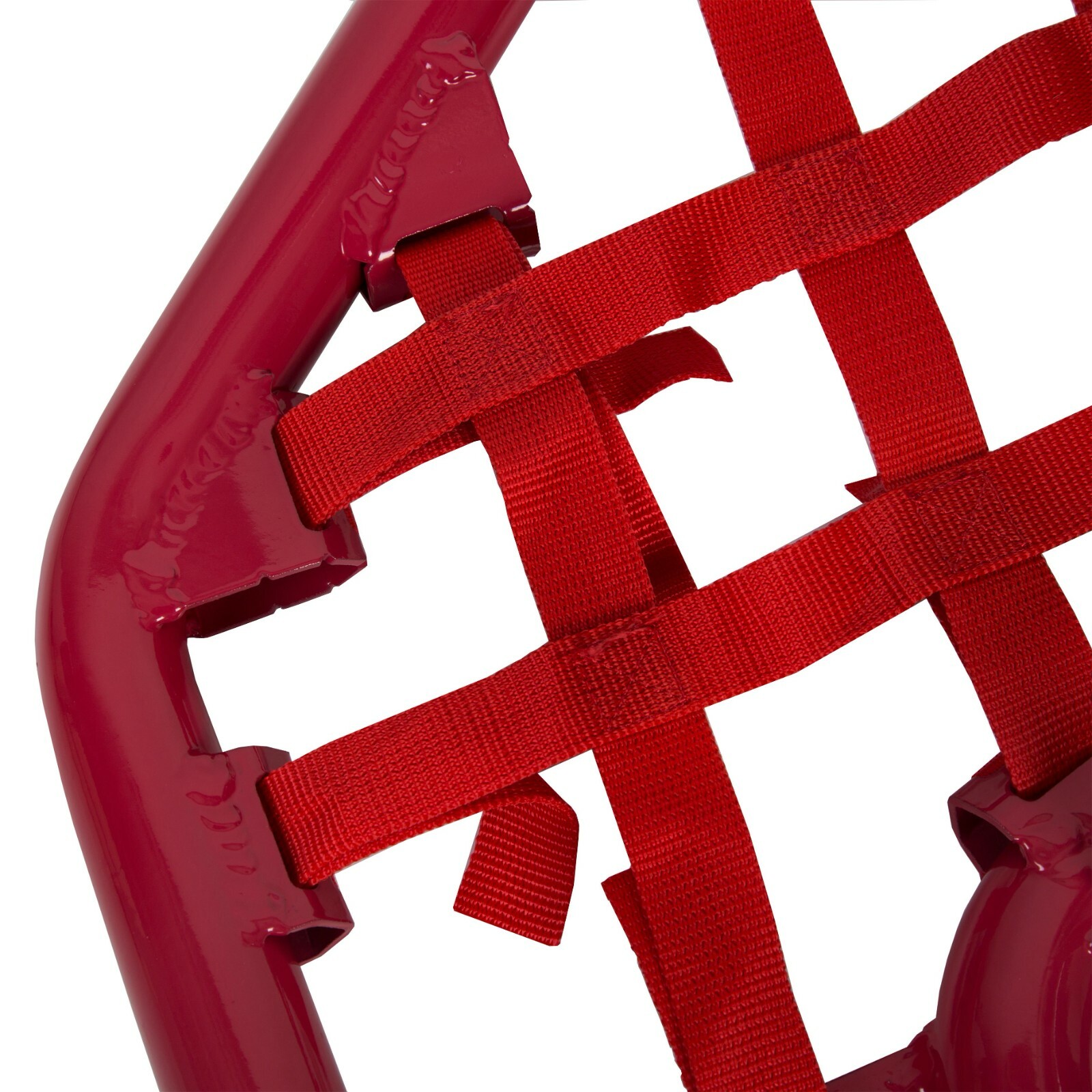 For Yamaha Warrior 350 YFM350X 1990-2004 Aluminum Nerf Bars Red bar Red nets