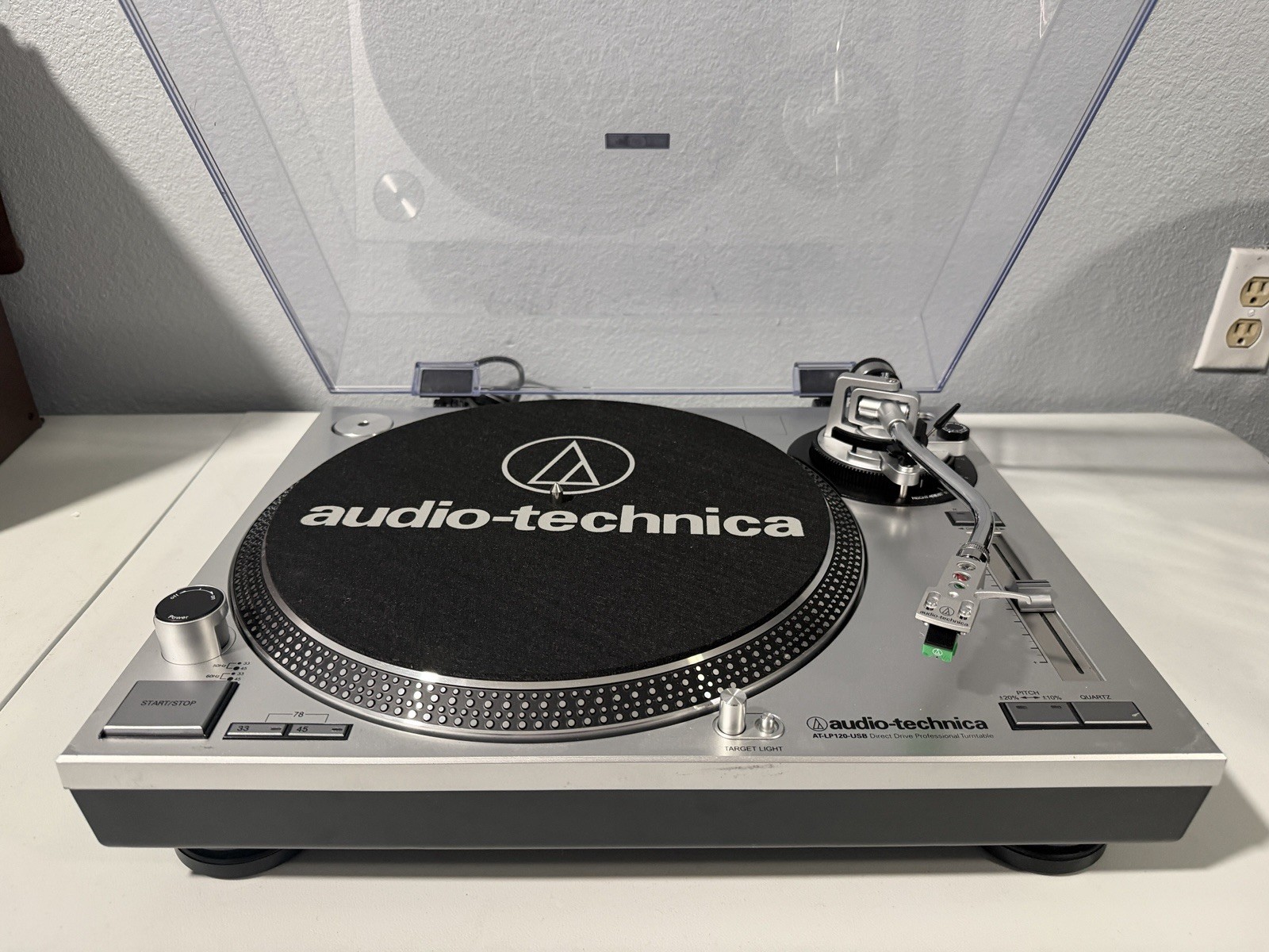 Audio Technica AT-LP120-USB Direct Drive Turntable Fully Tested Professional🔥🔥