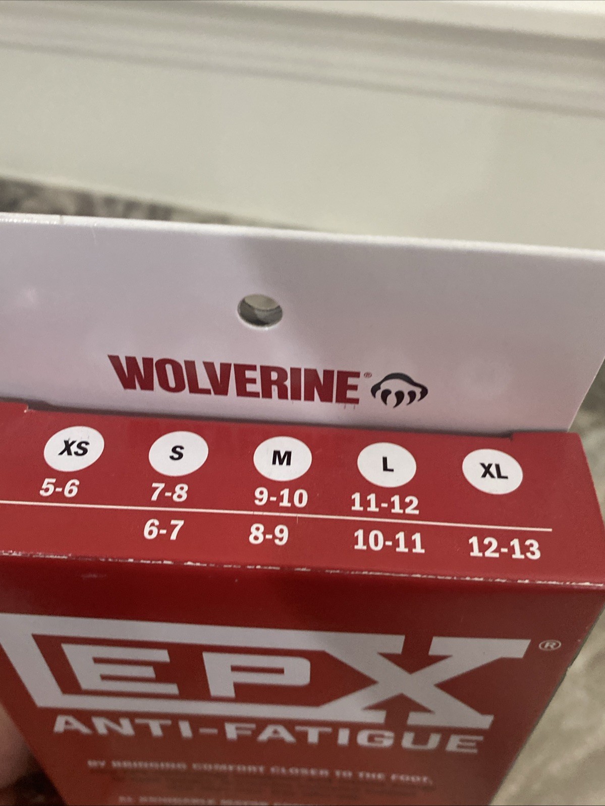 New Men's Sz 11 M Wolverine Durashock W04529 EPX Anti-Fatigue Insoles For Boots