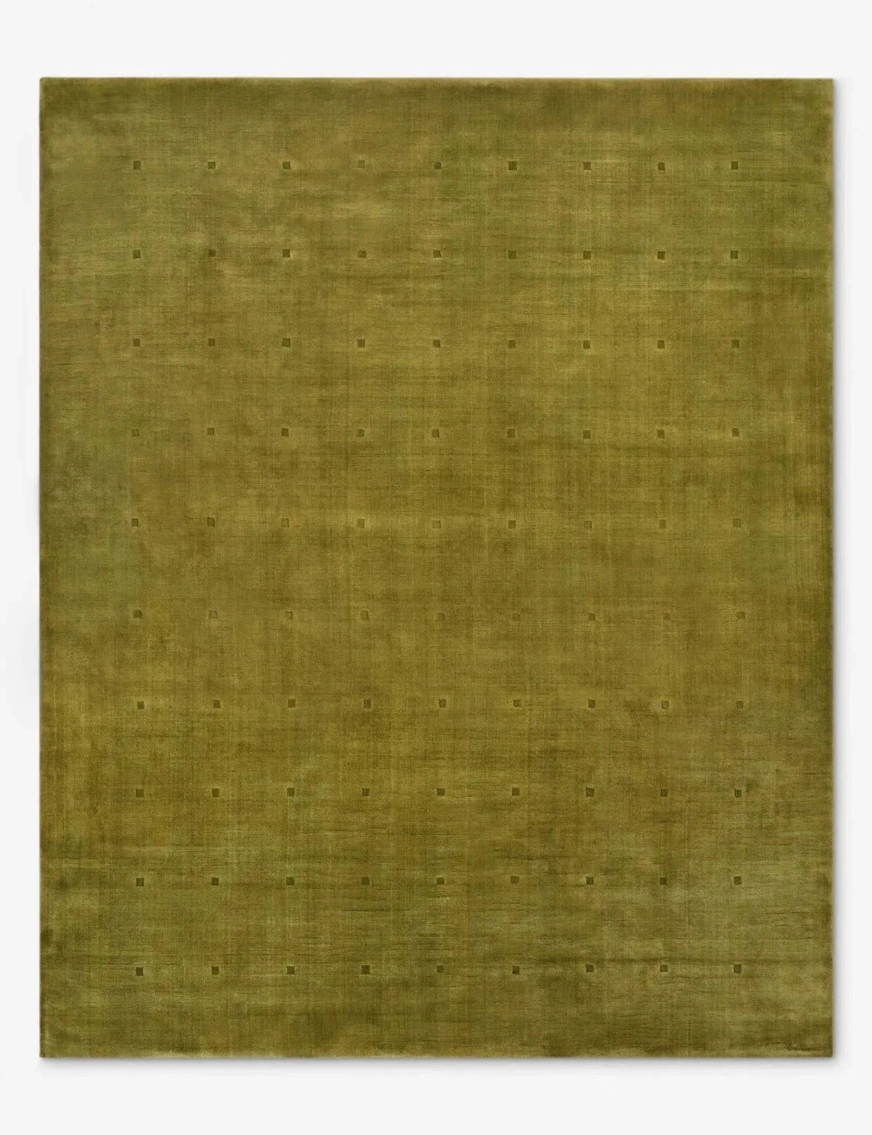 Hand Tufted Wool Area Rug Olive Green Modern Solid Minimalist Living Room Carpet