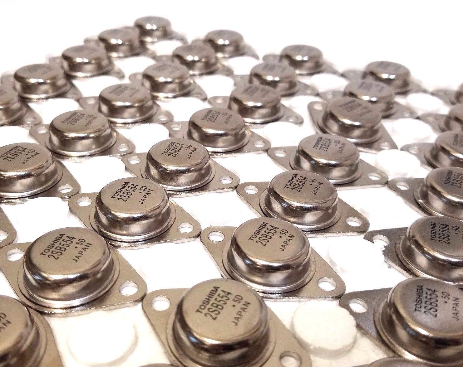 5 Pairs | Toshiba 2SB554 + 2SD424 PNP + NPN Transistors | FREE US Shipping