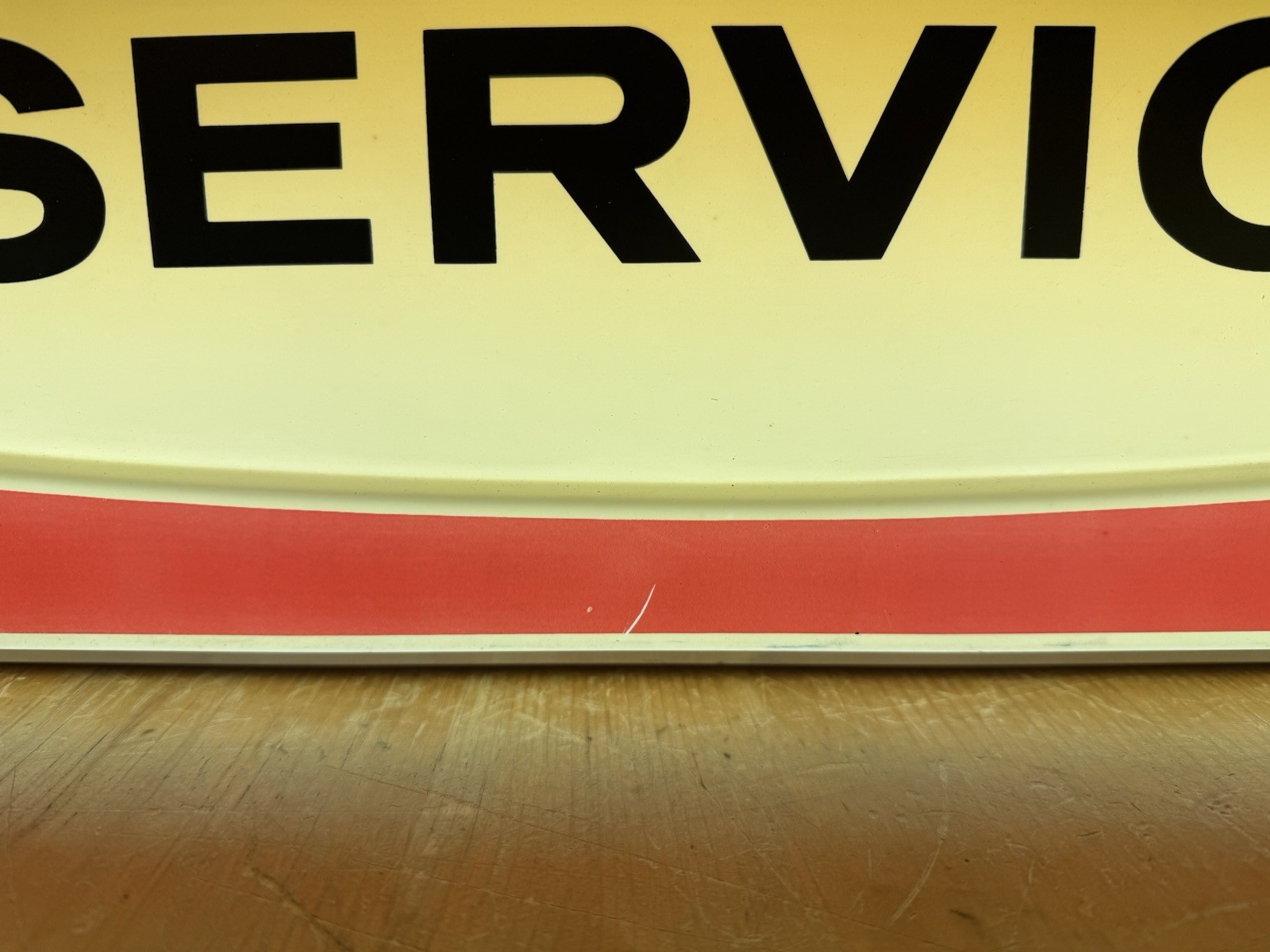 Vintage Rare 1970s Hondamatic Service Lighted Sign Honda Motorcycle Shop Display