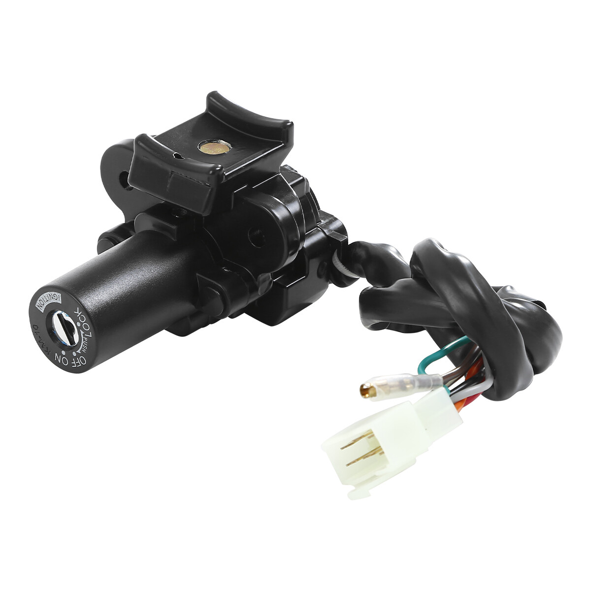 Black Ignition Switch with Lock Key Fit For Kawasaki ZX6R 2000-02 ZX9R 1994-2003