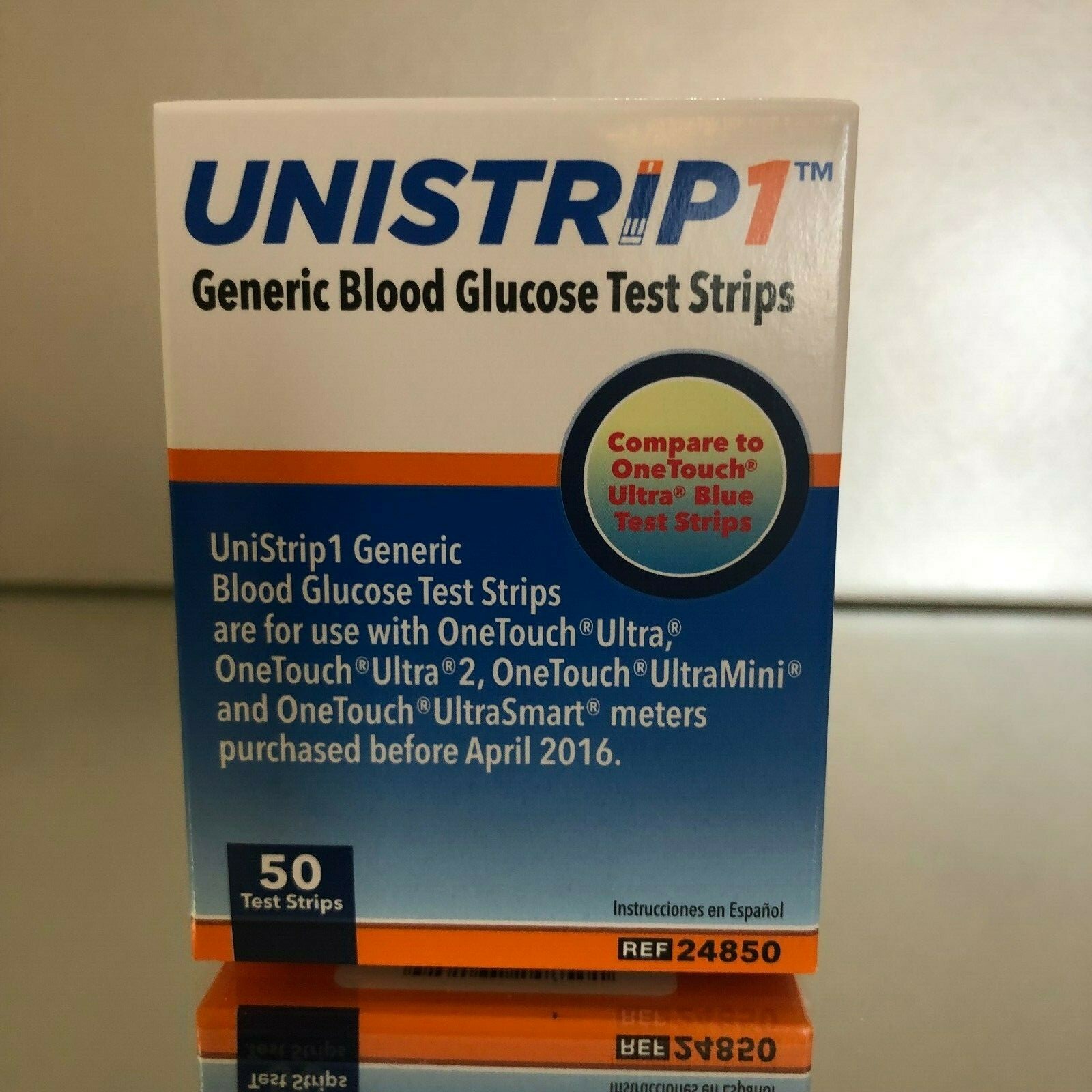 TRUE POINT - UNISTRIP 1 Blood Glucose Strips 200 Qty. Generic for ONE-TOUCH