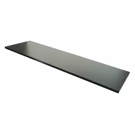 Econoco Pw/1448Bk Melamine Shelf 48"L X 14"W, Black, 4Pk
