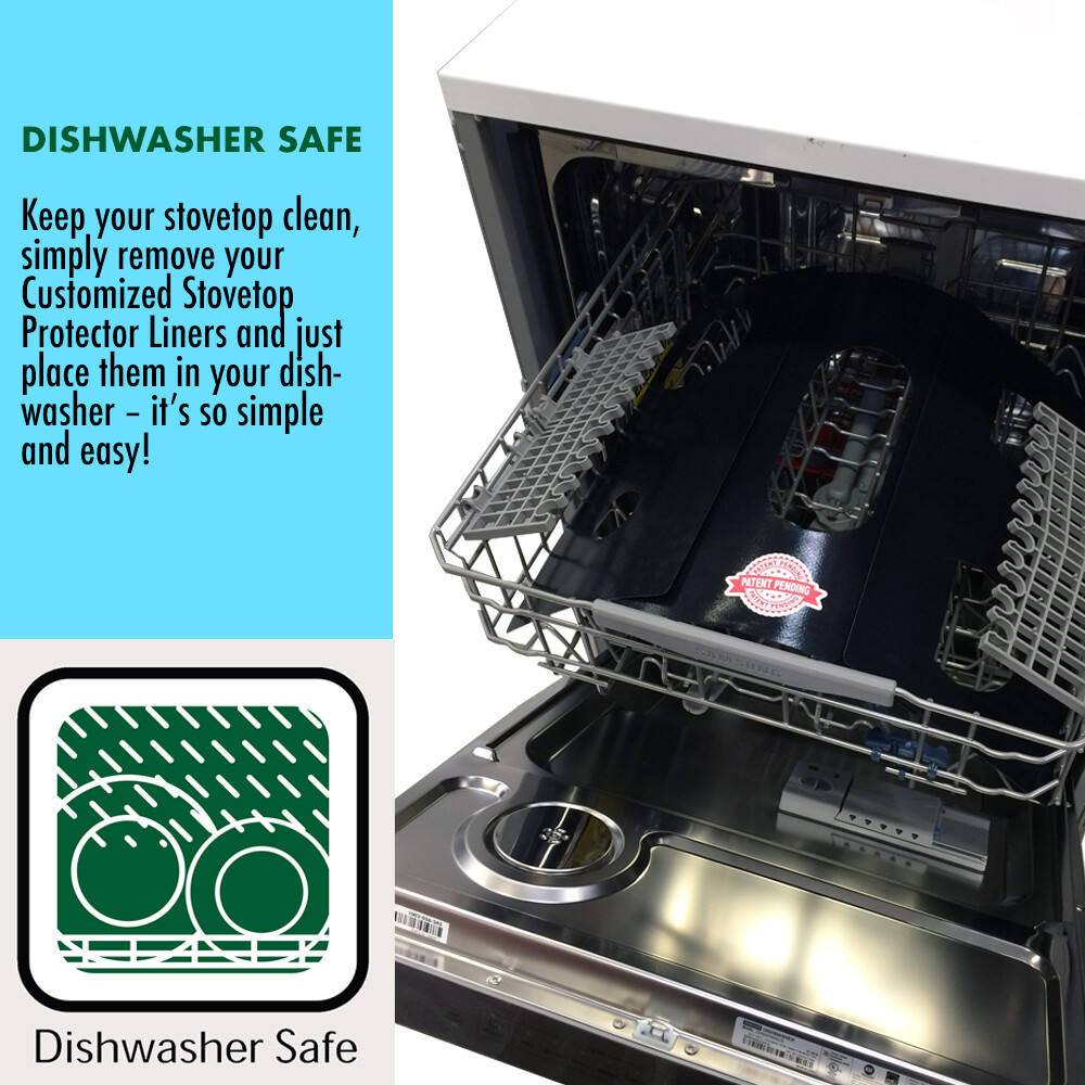 Whirlpool Stove Protectors, Custom cut to fit your Stove, Lifetime Warranty