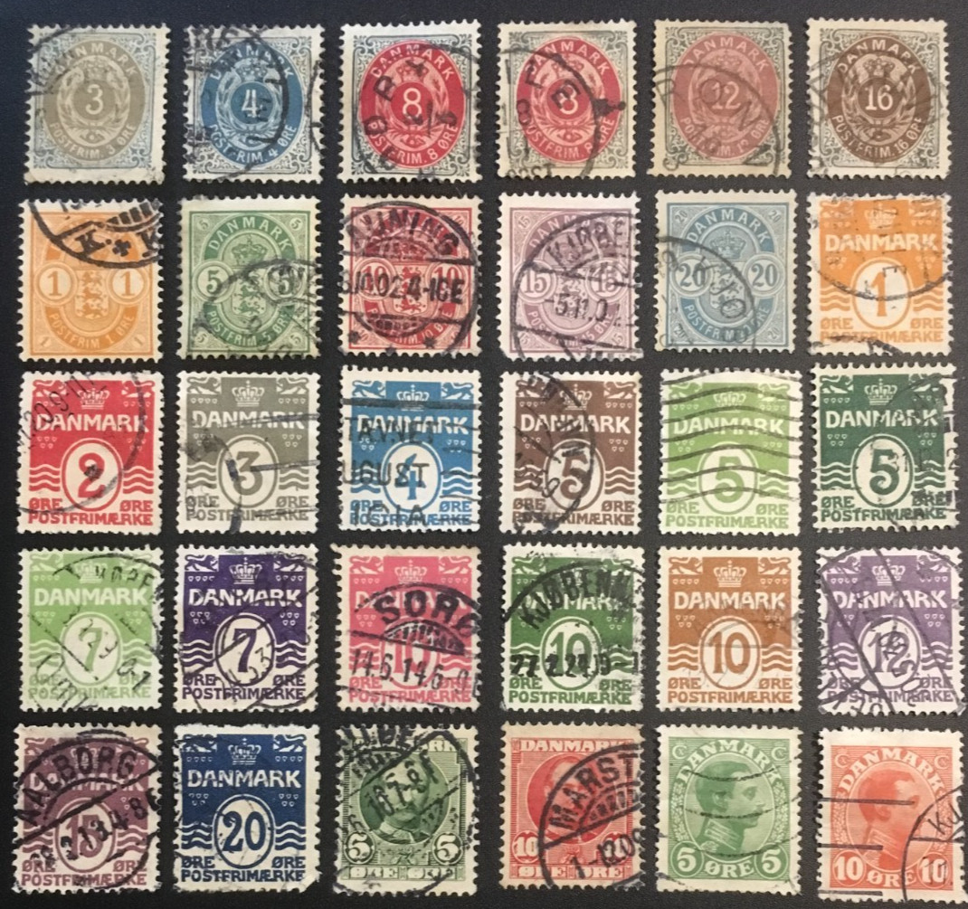 DENMARK COLLECTION OF OLD STAMPS LOT 2