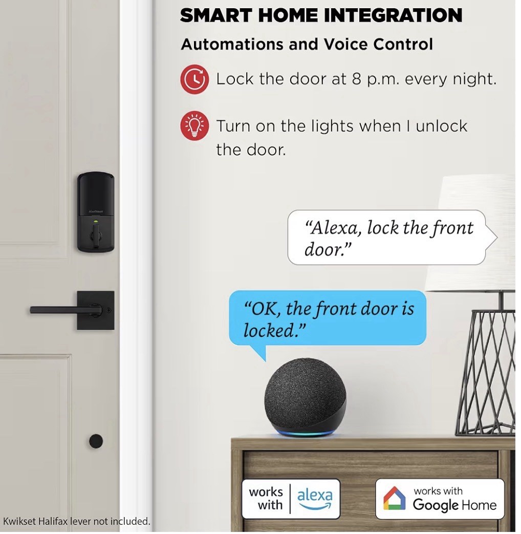 Kwikset Touchscreen Wi-Fi Enabled Smart Lock. Keyless Entry Matte Black. New.
