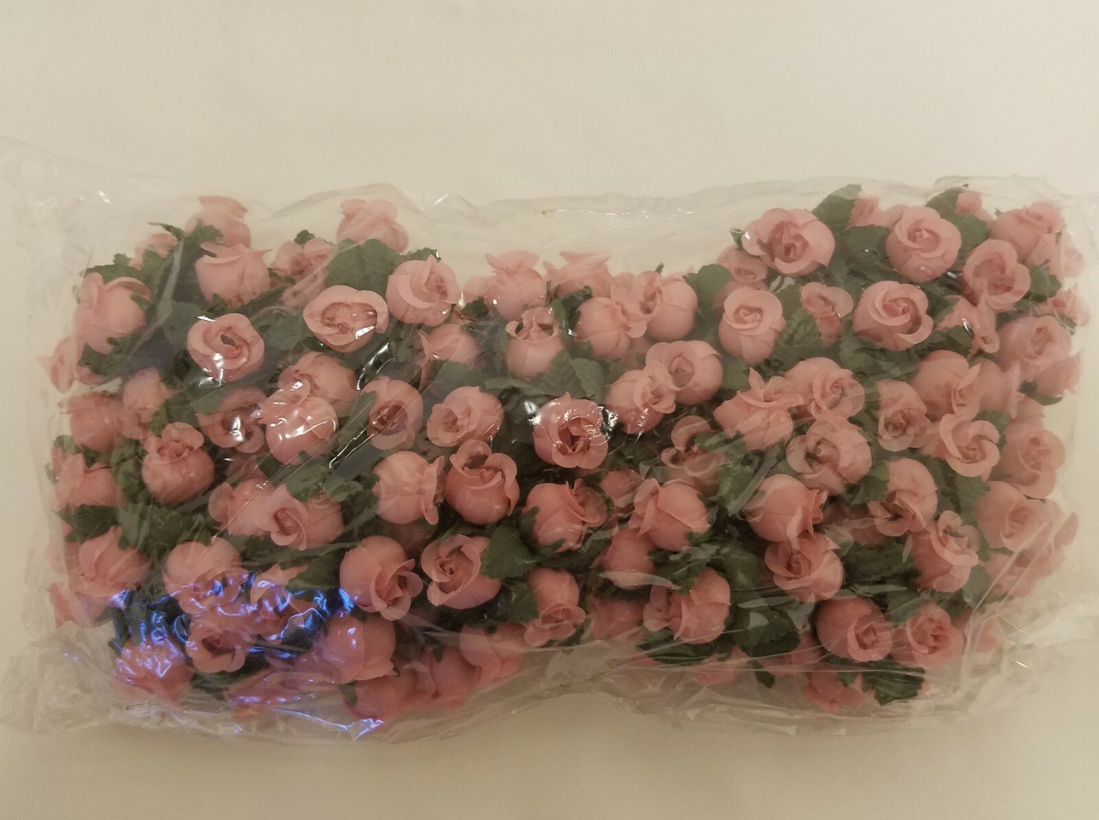 Lot 144 pcs Pink Artificial Rosebuds Roses Millinery Craft Flowers 16mm 5/8"