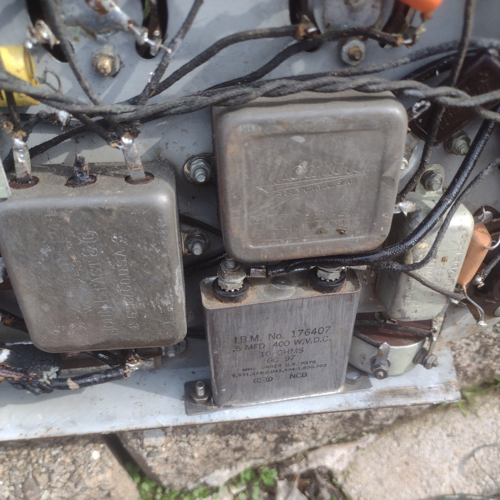 Antique 1931 Crosley Model 54 Cathedral Or Tombstone Radio Chassis. Parts Only