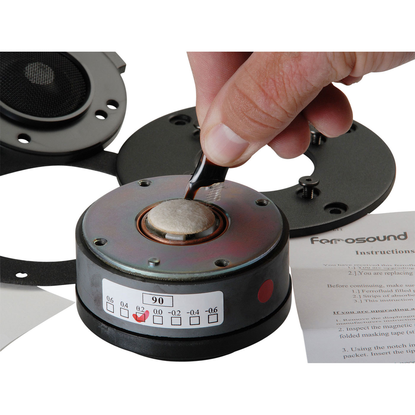 Ferrofluid Kit 900uL up to 4" Voice Coil Tweeter Speaker Driver Ferro Fluid