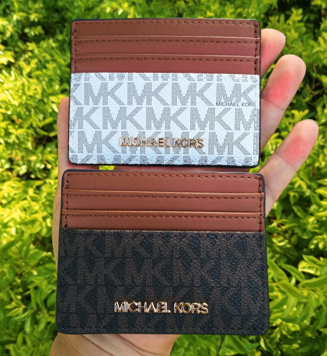 Women Michael Kors Jet Set Travel Card Holder Wallet