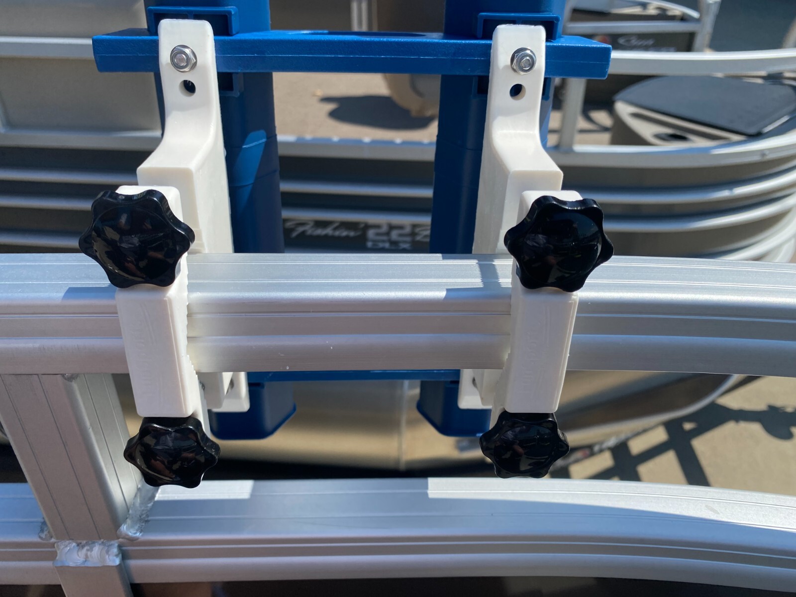 Fishing Rod Holder CLAMP2 Pontoon, ATV, UTV, Golf Cart, SeaDoo Switch, Surf Cart