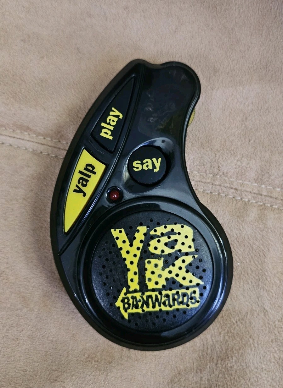 Vintage 1996 Yak BakWards Audio Recording toy YES! Entertainment Corp Yak Bak